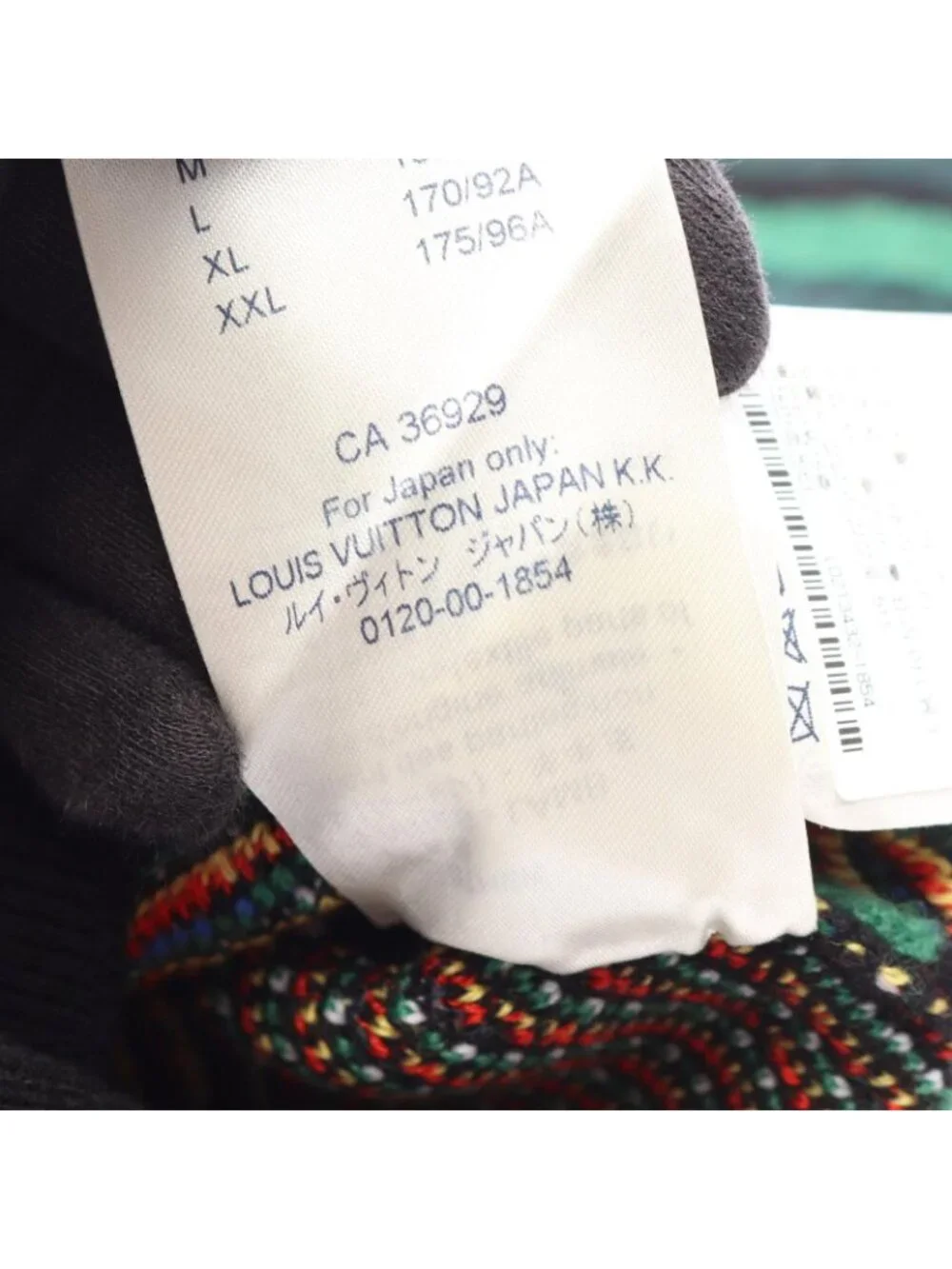 Louis Vuitton Knit Crew Neck Sweater All Over Print Cashmere